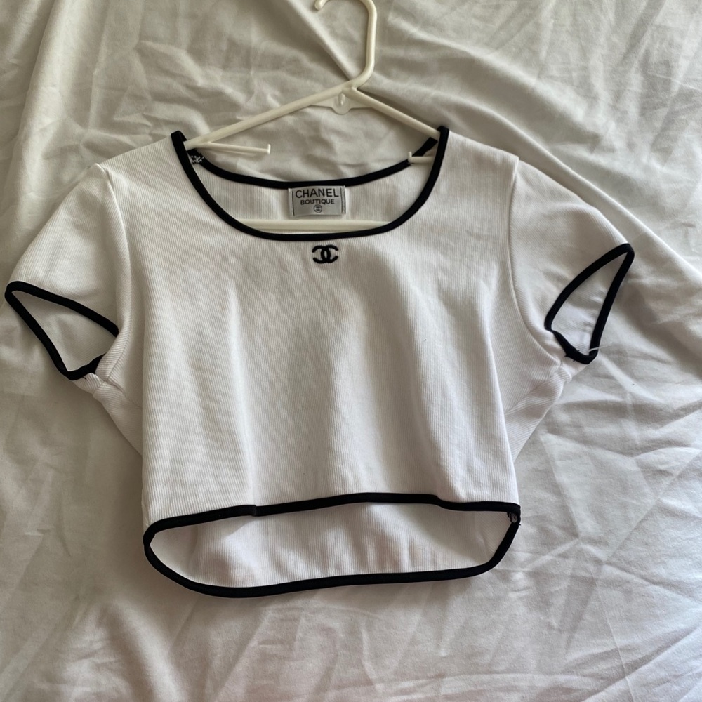 Chanel vintage crop top